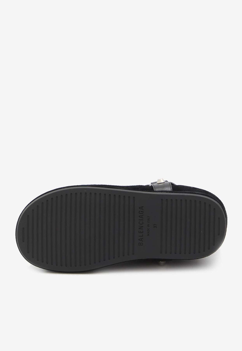 Balenciaga Alaska Soft Suede Boots Black 845895-WBFC3-1081