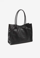 Balenciaga Medium Le City Nappa Leather Tote Bag   Black 851818-2ABEK-1000
