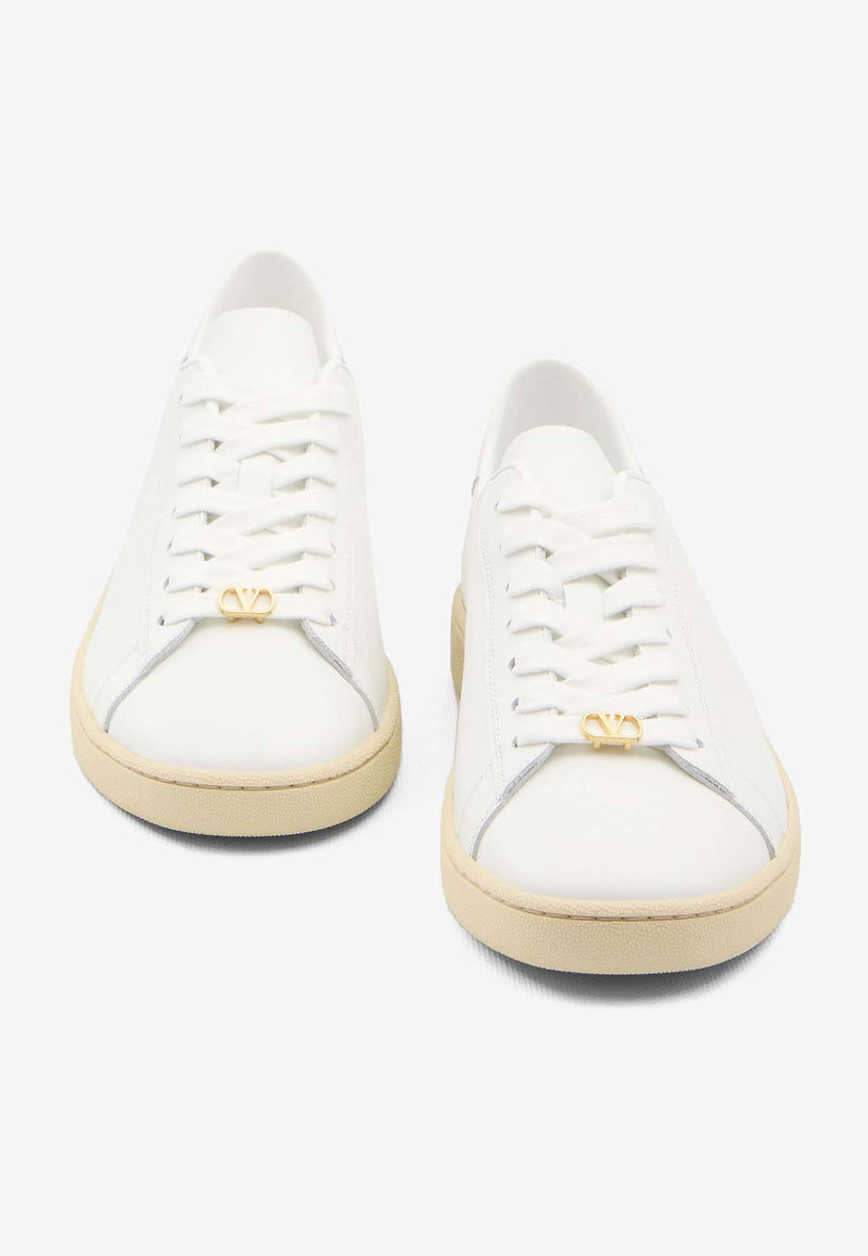 Valentino Royco Nappa Leather Sneakers White 7Y2S0K34-BYA-DU2