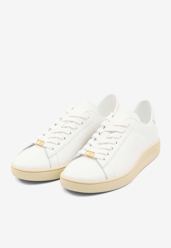 Valentino Royco Nappa Leather Sneakers White 7Y2S0K34-BYA-DU2