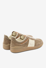 Valentino Upvillage Low-Top Suede Sneakers Beige 7Y2S0H77-LAL-BSB