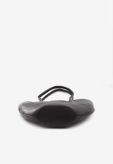 The Row Alger Grained Leather Tote Bag Black W1856-L72-BDWS