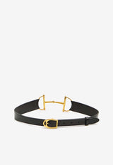 Gucci Horsebit Leather Belt Black 847119-0YA0G-1000