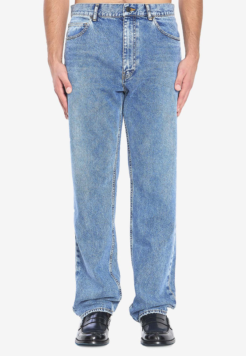 The Row Fred Straight-Leg Jeans Blue 619-W3874-MDB