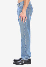 The Row Fred Straight-Leg Jeans Blue 619-W3874-MDB