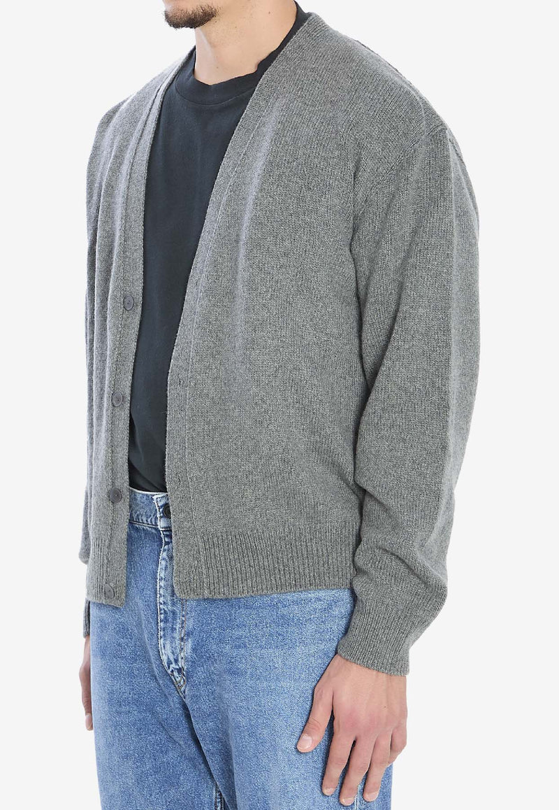 The Row Mats Cashmere Cardigan   Gray 1024-Y960-GYM