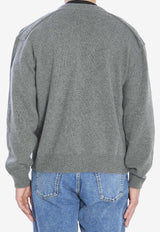 The Row Mats Cashmere Cardigan   Gray 1024-Y960-GYM