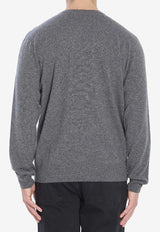 The Row Rod V-neck Cashmere Sweater Gray 1014-Y556-MGM