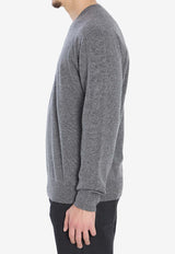 The Row Rod V-neck Cashmere Sweater Gray 1014-Y556-MGM