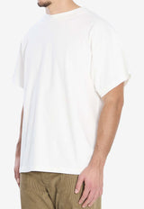 The Row Logo Crewneck T-shirt White 904-K526-OWH