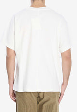 The Row Logo Crewneck T-shirt White 904-K526-OWH
