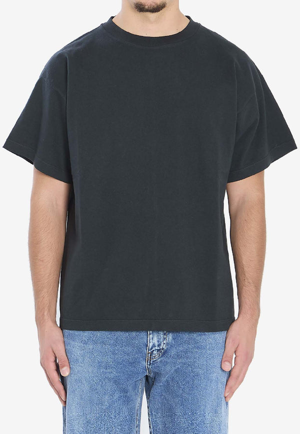 The Row Sato Crewneck T-shirt  Black 904-K526-BLK