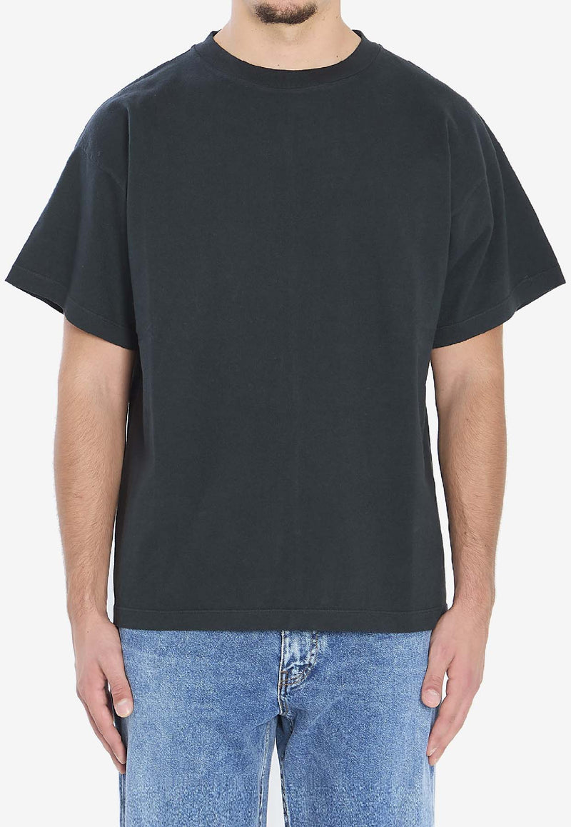 The Row Sato Crewneck T-shirt  Black 904-K526-BLK