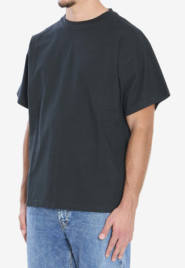 The Row Sato Crewneck T-shirt  Black 904-K526-BLK