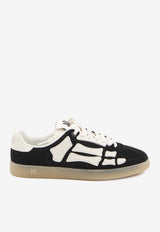 Amiri Pacific Bones Suede Sneakers  Black AMSNSN1040--BLACK
