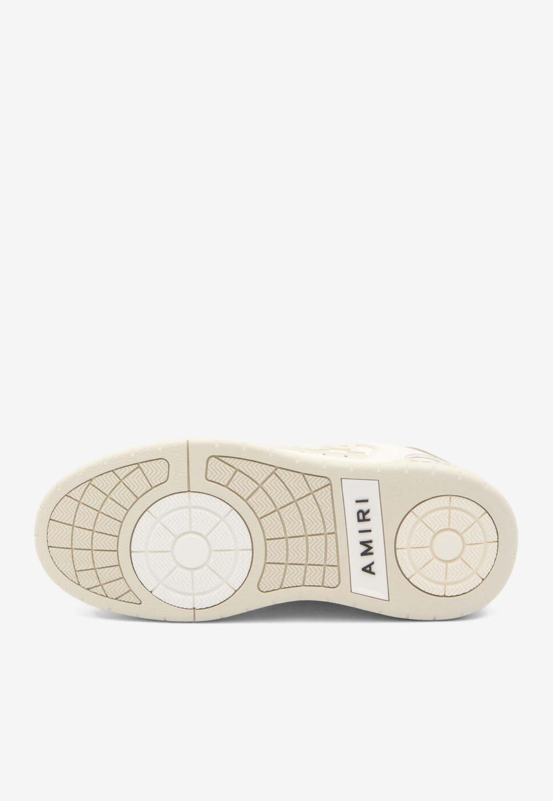 Amiri Classic Low Leather Sneakers Cream AMFOSR1101--271