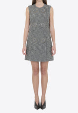 Gucci Seeded Wool Dress  Gray 836891-ZAT2D-9024