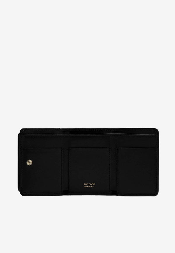 Jimmy Choo Stars Embellished Leather Wallet Black NEMOCZN/P_JIMCH-BG