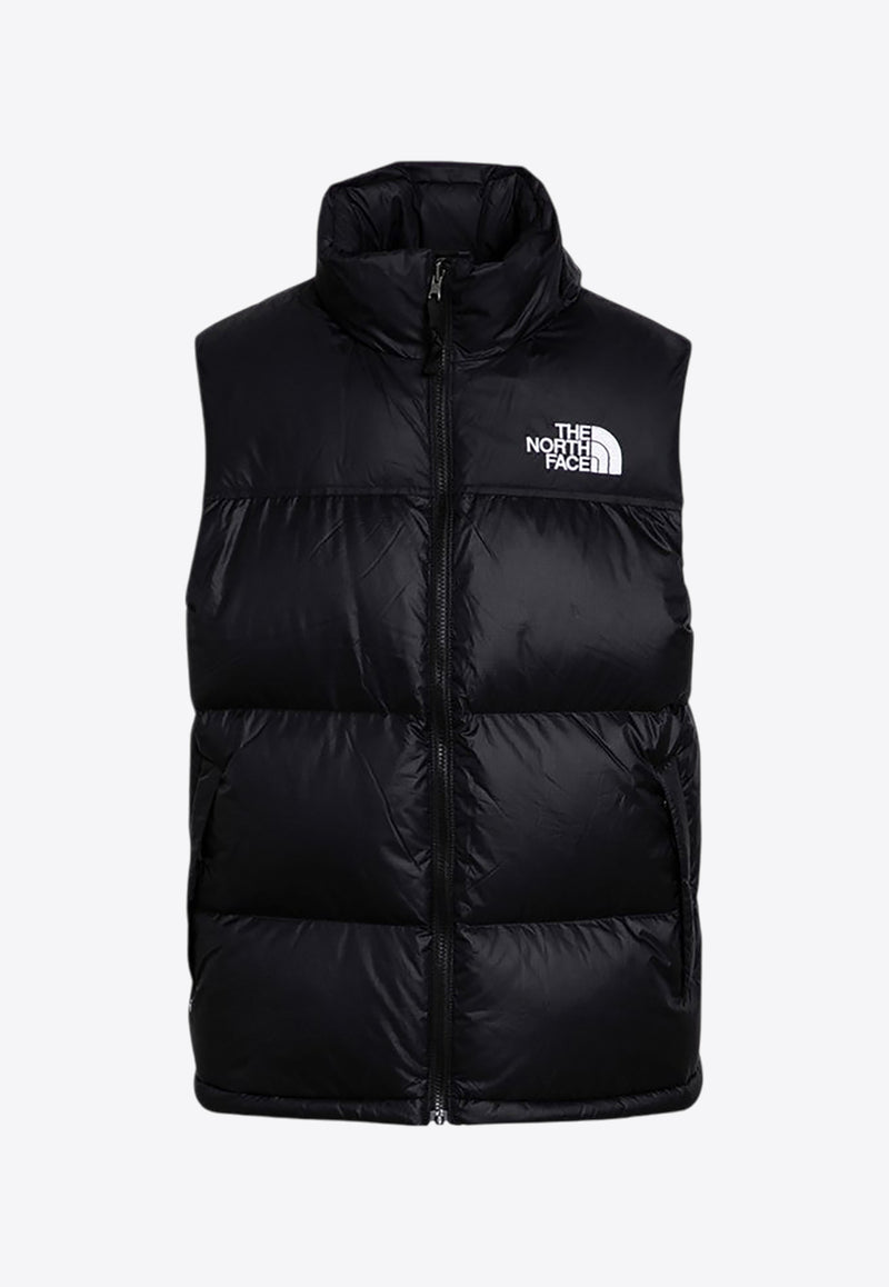 The North Face Logo Print Nylon Waistcoat Black NF0A3JQQNY/P_NORTH-LE41