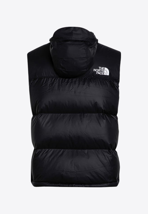 The North Face Logo Print Nylon Waistcoat Black NF0A3JQQNY/P_NORTH-LE41