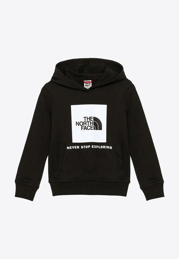 The North Face Kids Logo Print Hooded Sweatshirt NF0A855BCO/N_NORTH-JK31