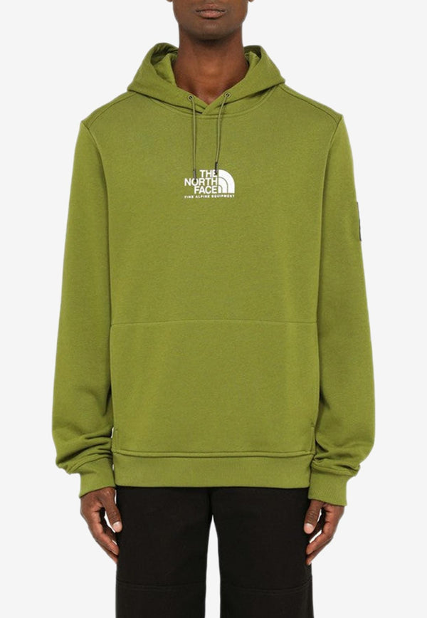 The North Face Logo Print Hooded Sweatshirt Green NF0A8583CO/N_NORTH-M201
