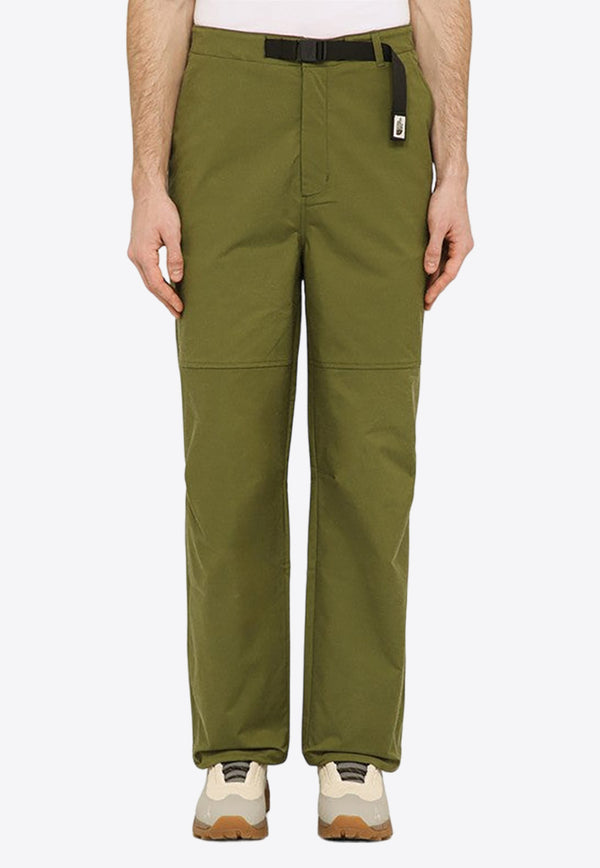 The North Face Logo Embroidered Belted Pants Green NF0A870HCO/O_NORTH-PIB1