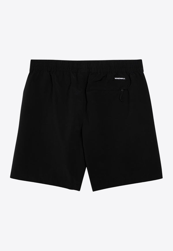 The North Face TNF Easy Wind Logo Embroidered Shorts Black NF0A8768CO/O_NORTH-JK31