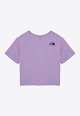 The North Face Logo Print Cropped T-shirt Lilac NF0A87NBCO/O_NORTH-QZI1