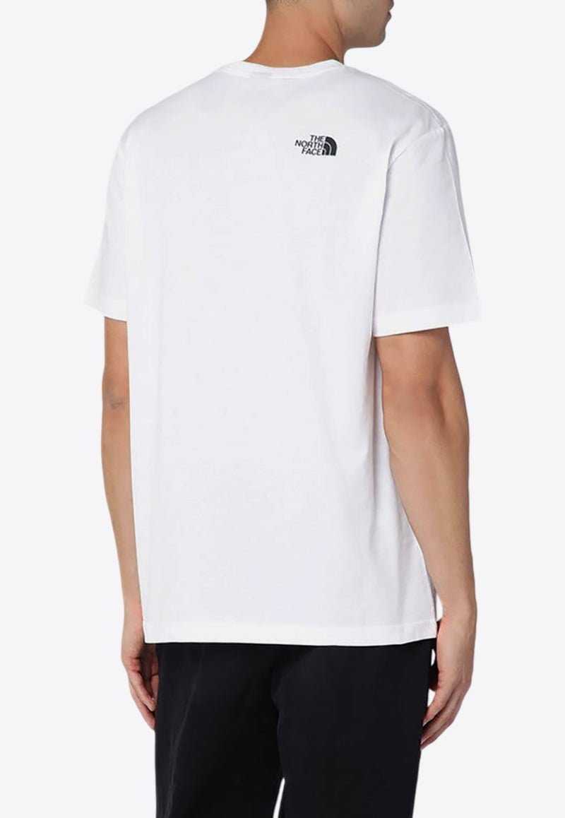 The North Face Embroidered Logo T-shirt White NF0A87NGCO/P_NORTH-FN41