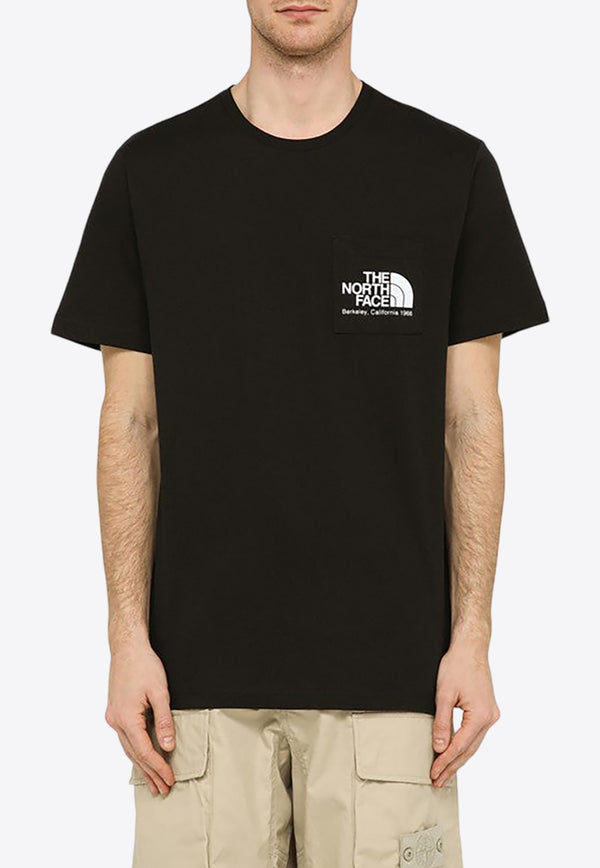 The North Face Logo Print Crewneck T-shirt Black NF0A87U2CO/O_NORTH-JK31