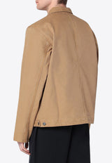 The North Face Zip-Up Canvas Jacket Brown NF0A8B72CO/Q_NORTH-1731