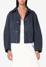 6397 Cropped Denim Jacket Blue NJ580CO/R_6397-INK