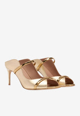 Malone Souliers Noah 70 Metallic Leather Mules Gold NOAH 70-19 ANTIQUE GOLD/ANTIQUE GOLD