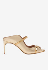 Noah 70 Metallic Leather Mules