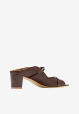 Malone Souliers Norah 45 Nappa Leather Mules Brown NORAH 45-2 TOBACCO/TOBACCO