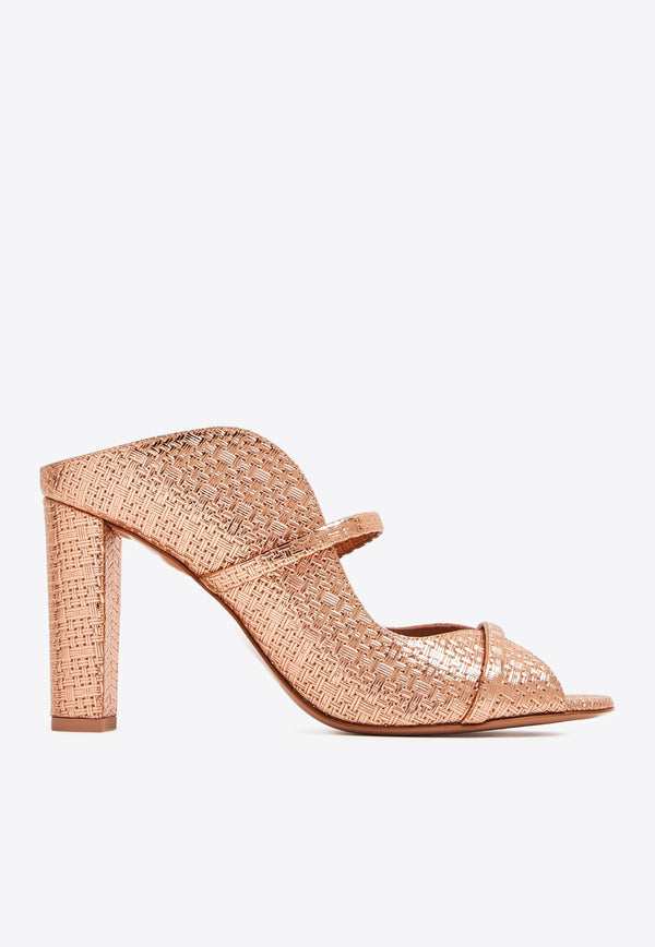 Malone Souliers Norah 85 Leather Mules NORAH85-78ROSE GOLD