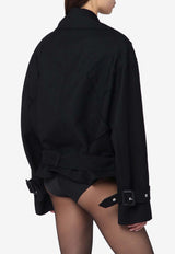 NAMACHEKO Oversized Belted Blazer Black NS25-304N2520/Q_NAMAC-9999
