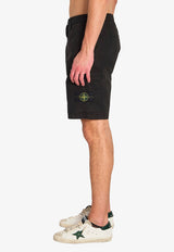 Stone Island Logo Bermuda Shorts Black L1S15L100020-S0003-V0029
