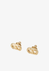 Ovalette VLogo Earrings