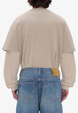 Washed Straight-Leg Jeans