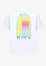 Casablanca L'arche Print Crewneck T-shirt White SP26JTS001--13