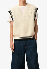 Ribbed V-neck Vest