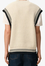 Ribbed V-neck Vest