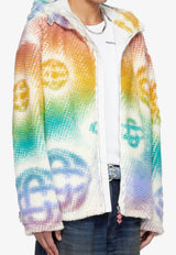 Halftone Monogram Fleece Jacket