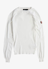 Logo-Embroidered Crewneck Sweater