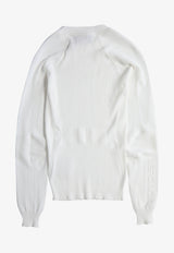 Logo-Embroidered Crewneck Sweater