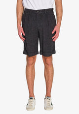 Barena Venezia Scandola Bermuda Shorts  Gray PAU5452-4160-580