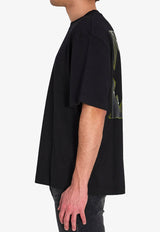 Off-White Slime Arrow Print T-shirt Black OMAA120S26-JER002-0001