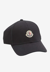 Moncler Logo Patch Baseball Cap Black L10913B00048-04863-999